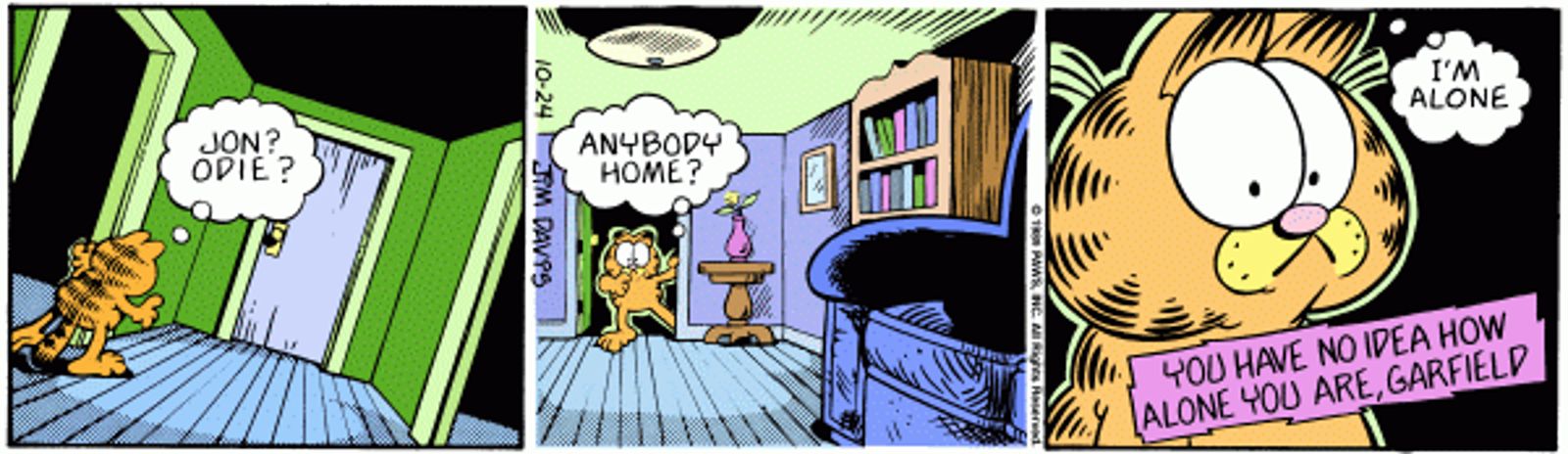 10 Creepiest Garfield Comic Strips, Ranked