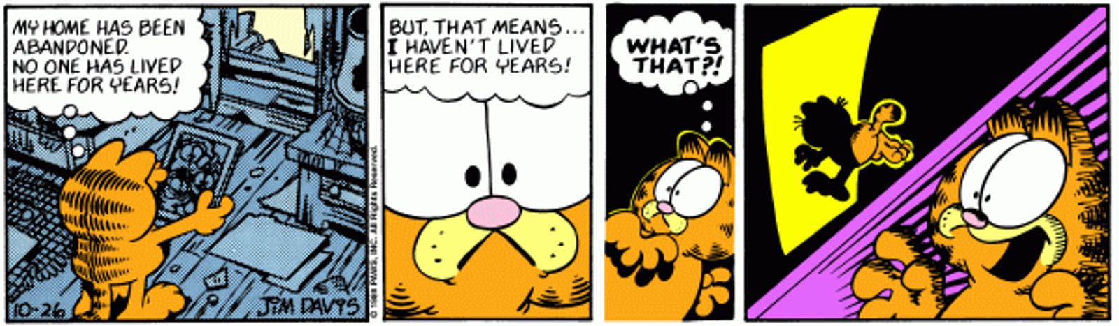 Las 10 tiras cómicas de Garfield más espeluznantes, clasificadas