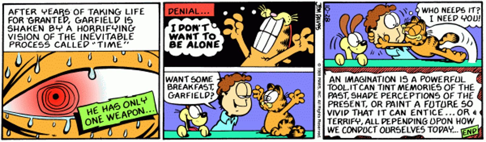 Las 10 tiras cómicas de Garfield más espeluznantes, clasificadas