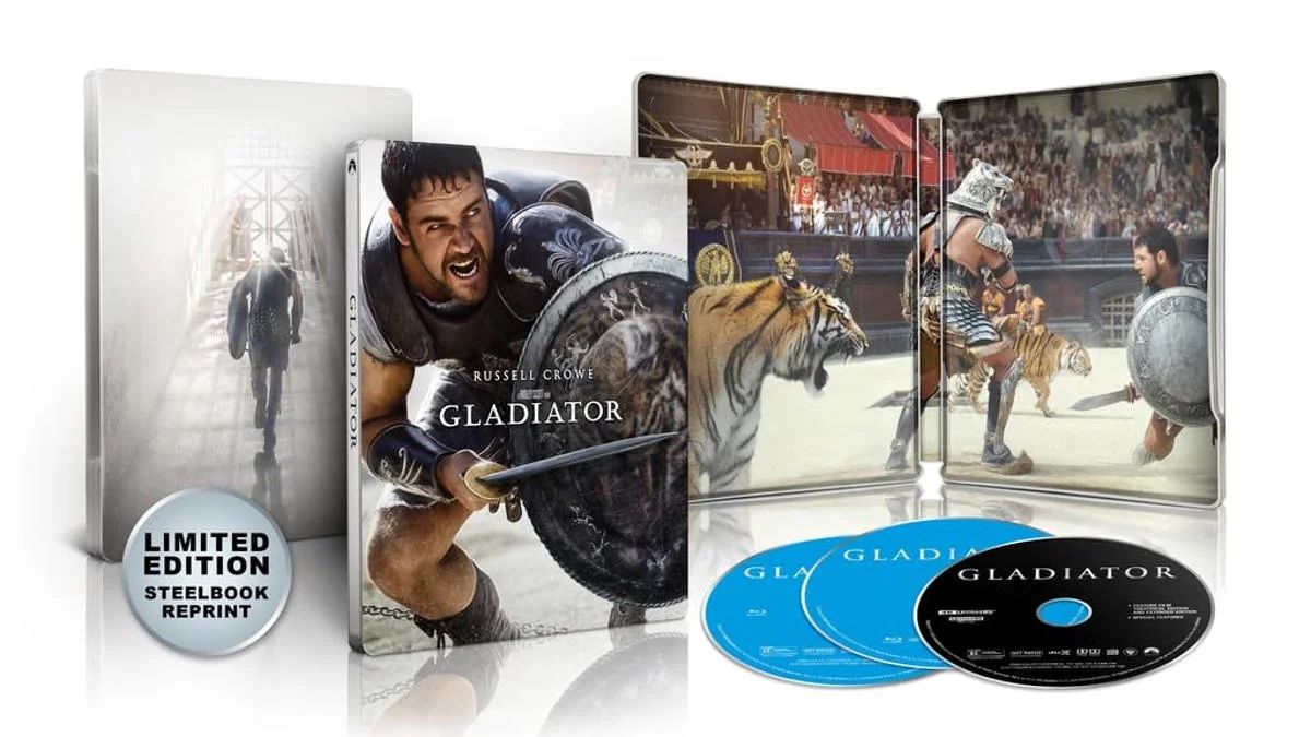 Набор «Гладиатор» для ограниченного выпуска 4K Blu-ray Steelbook в преддверии дебюта сиквела