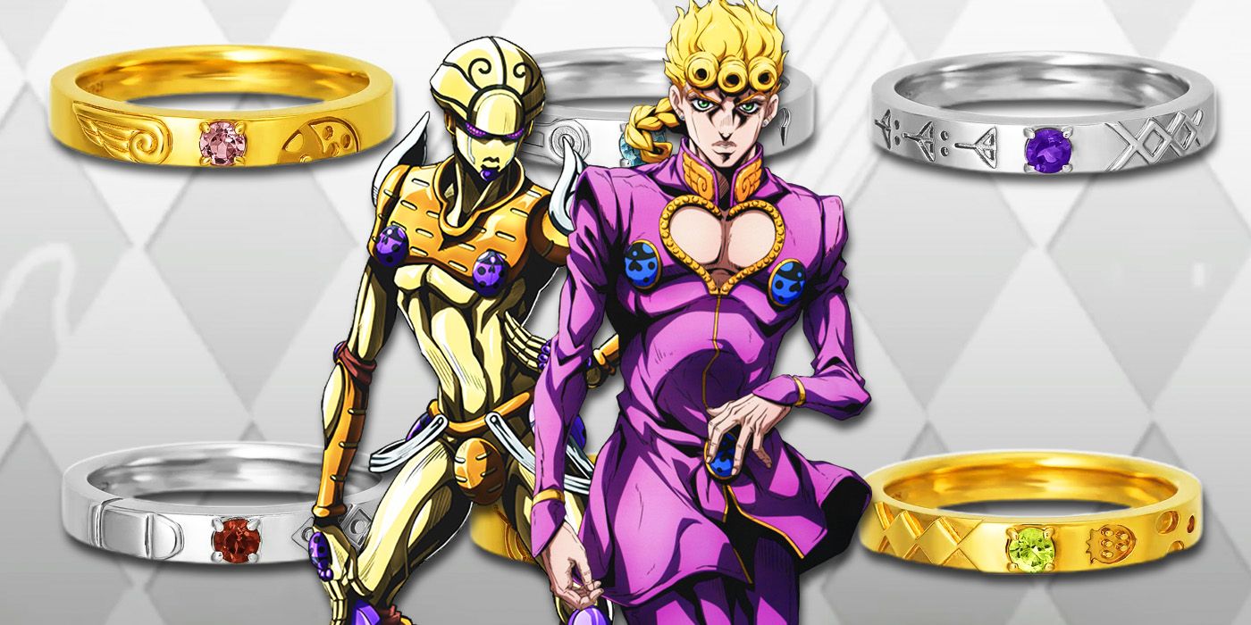 JoJo's Bizarre Adventure obtiene una nueva colección de anillos apropiadamente extravagante