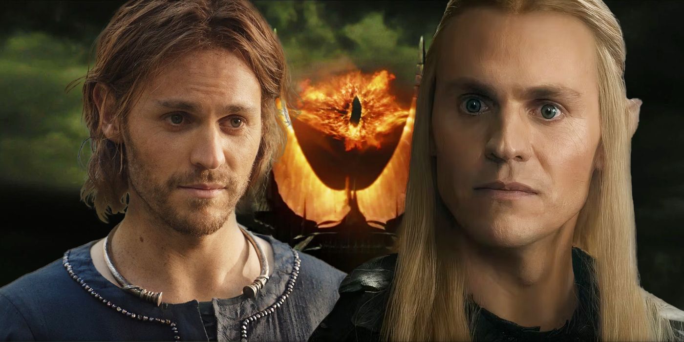 Halbrand, the Eye of Sauron, and Annator from The Lord of the Rings and Rings of Power-1