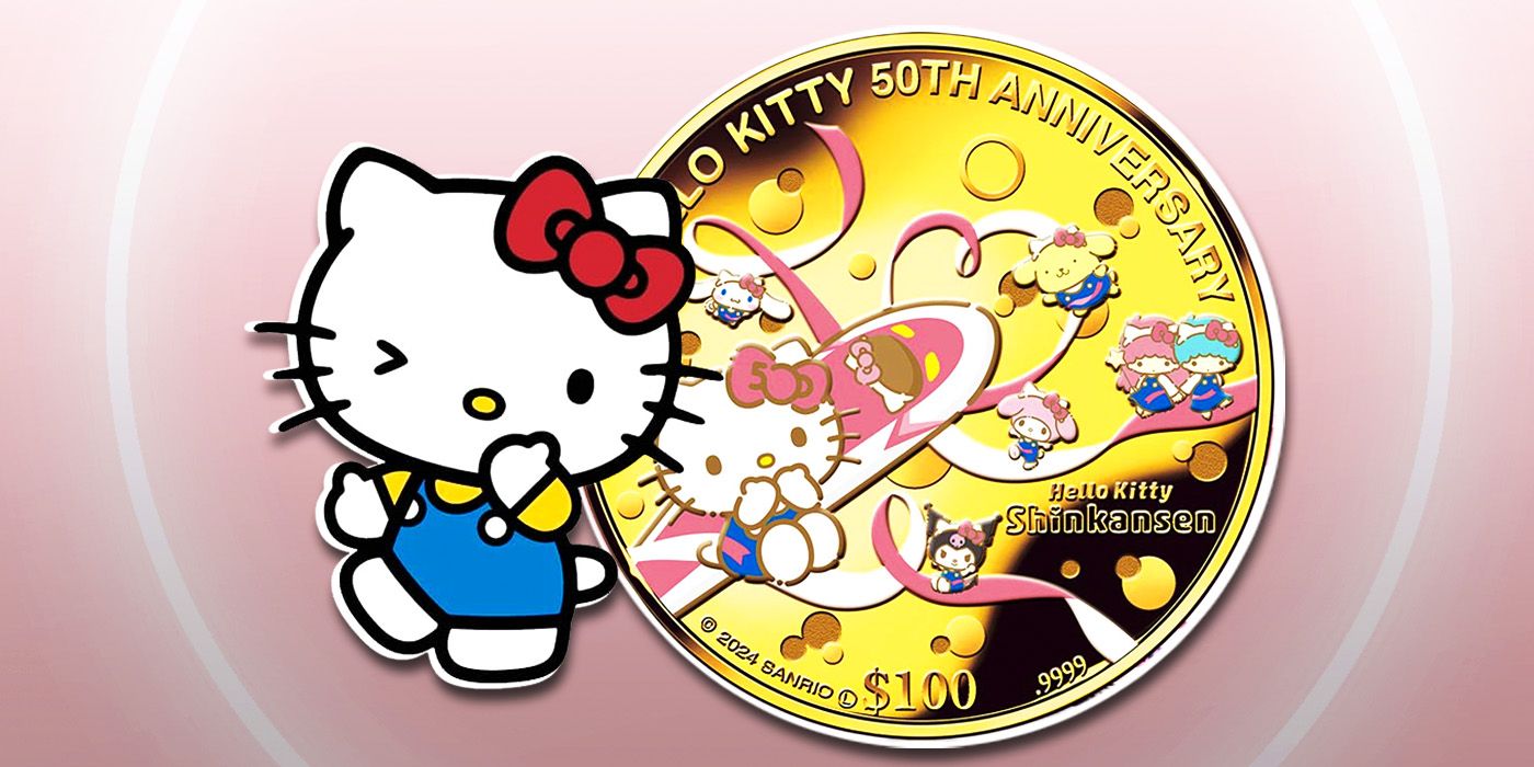 Выпущена коллекционная монета, посвященная 50-летию Hello Kitty компании Sanrio, стоимостью более 4000 долларов