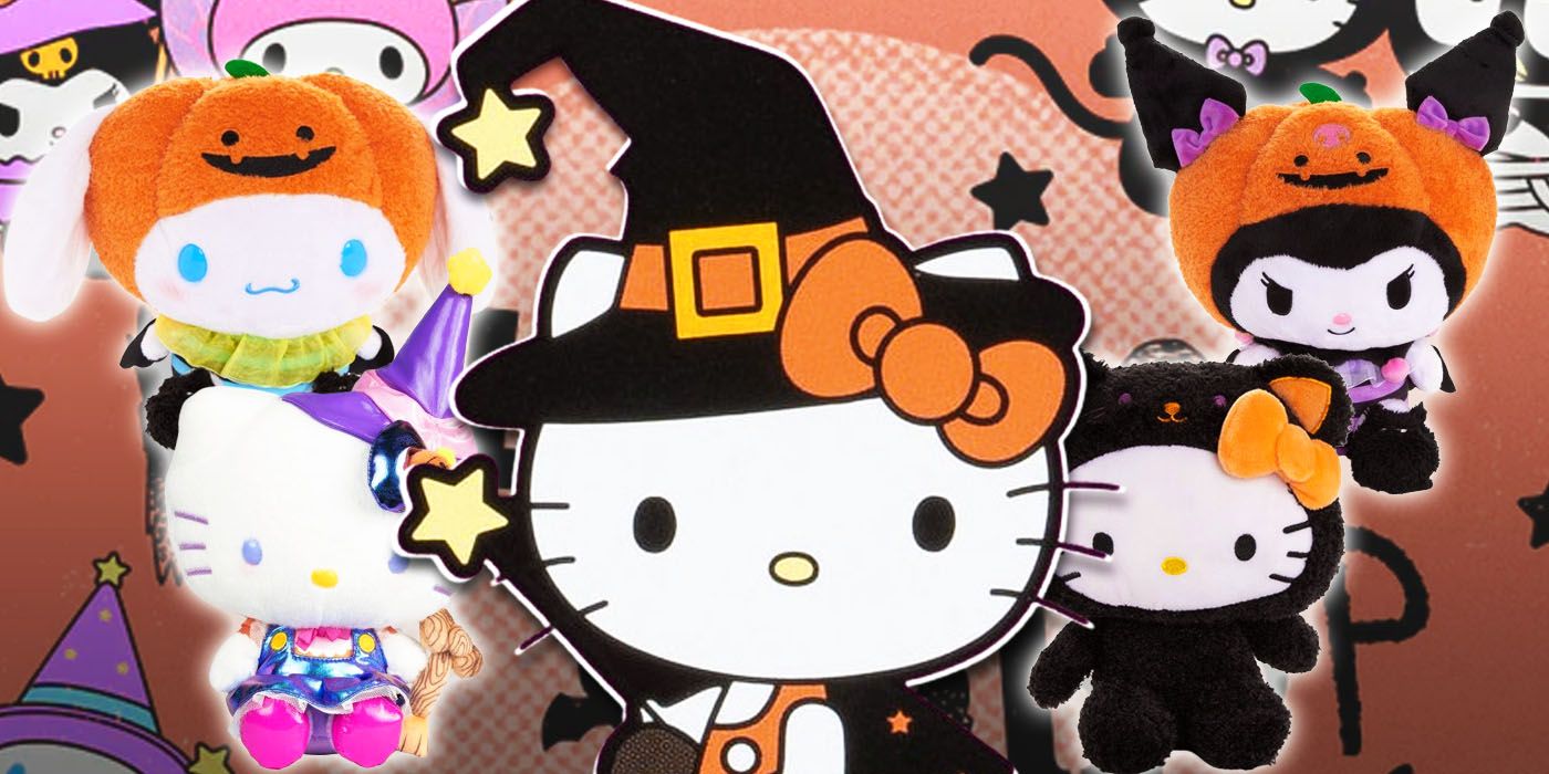 Sanrio's Hello Kitty, Kuromi & More Get Spooky New Halloween Plush Toy Collection