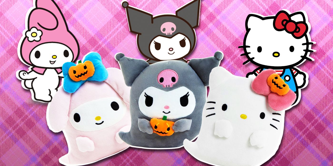 Sanrio U.S. revela sus nuevos juguetes de peluche Hello Kitty & Friends que brillan en la oscuridad para Halloween 2024