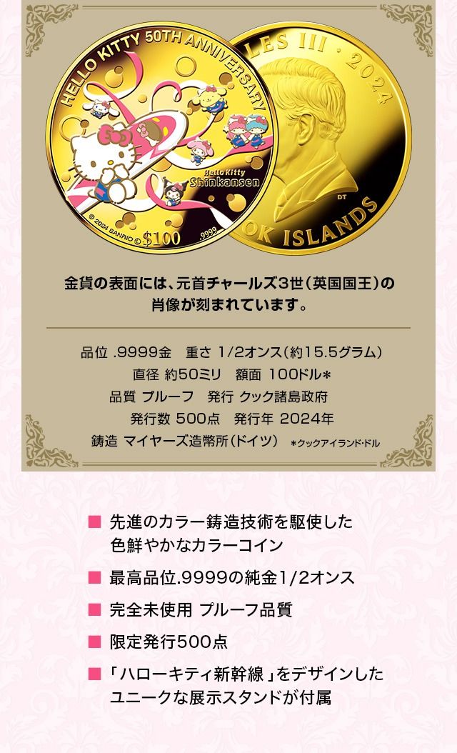 Sanrio's Hello Kitty 50th Anniversary Collector's Coin Releases for Over $4,000