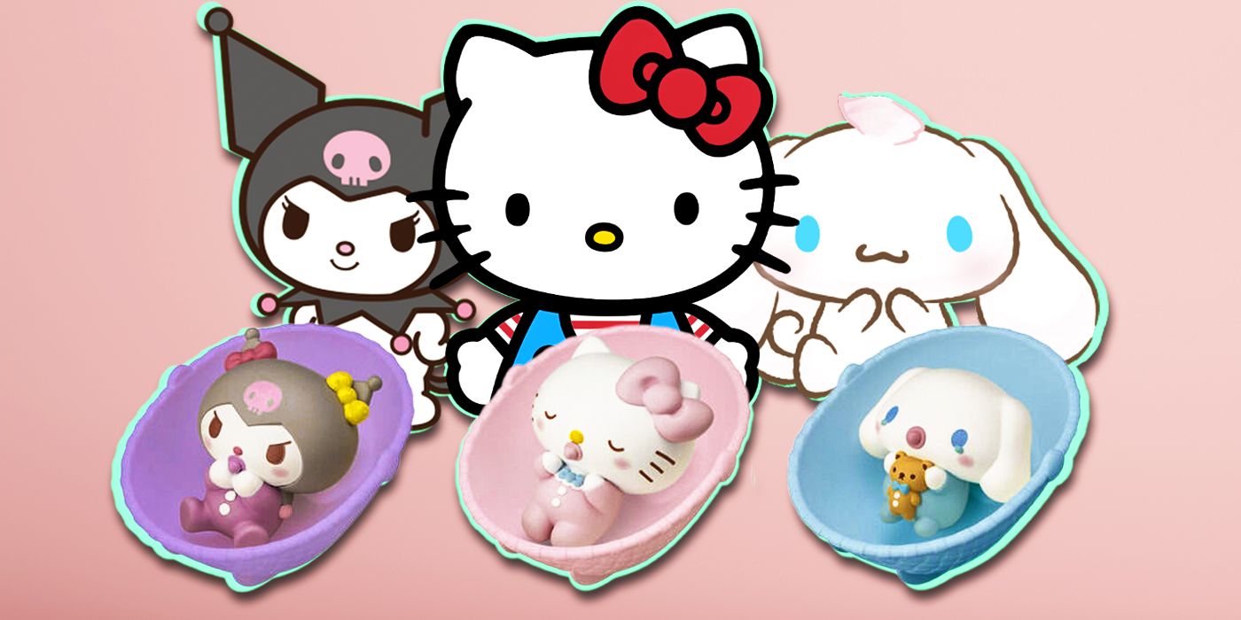 Bandai выпускает Hello Kitty, Kuromi и многое другое от Sanrio в виде коллекционных игрушек для малышей