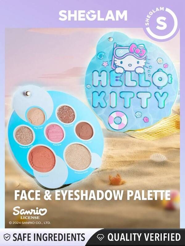 Hello Kitty de Sanrio obtiene el lanzamiento de maquillaje Summer Glam exclusivo de SHEIN