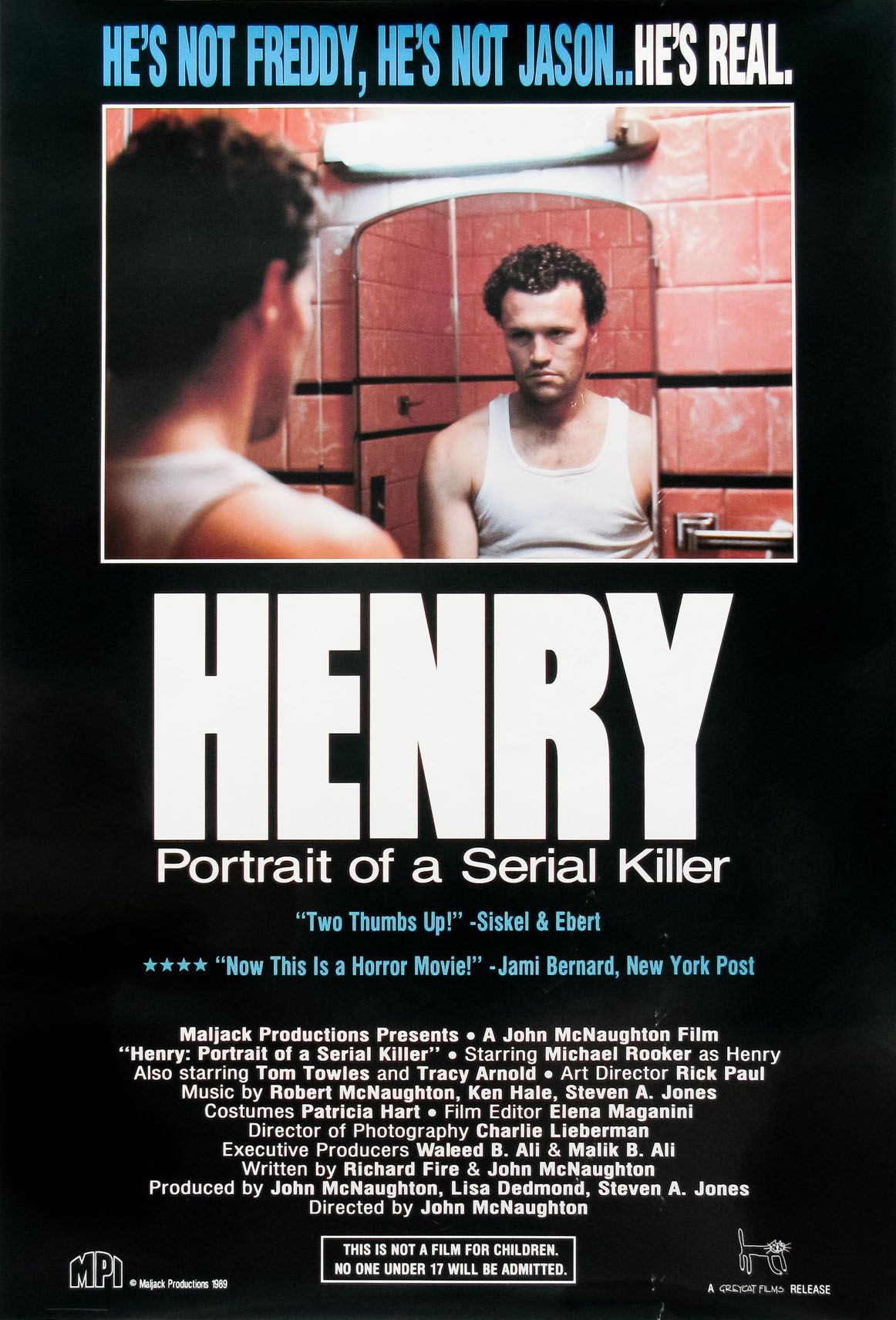 ¿Qué cómic de DC apareció en la película Henry: retrato de un asesino en serie?