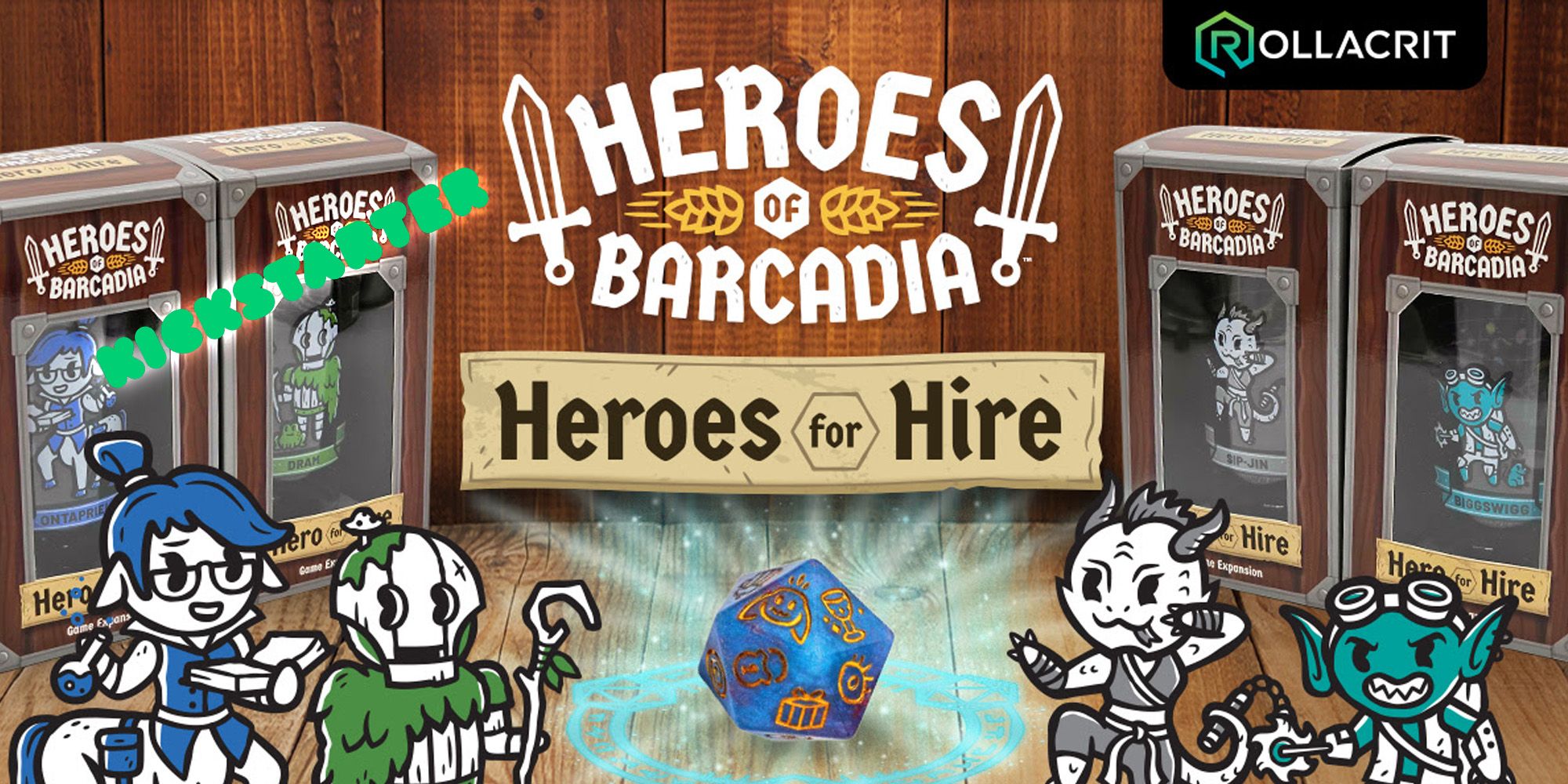 Heroes of Barcadia: Heroes for Hire теперь доступна на Kickstarter