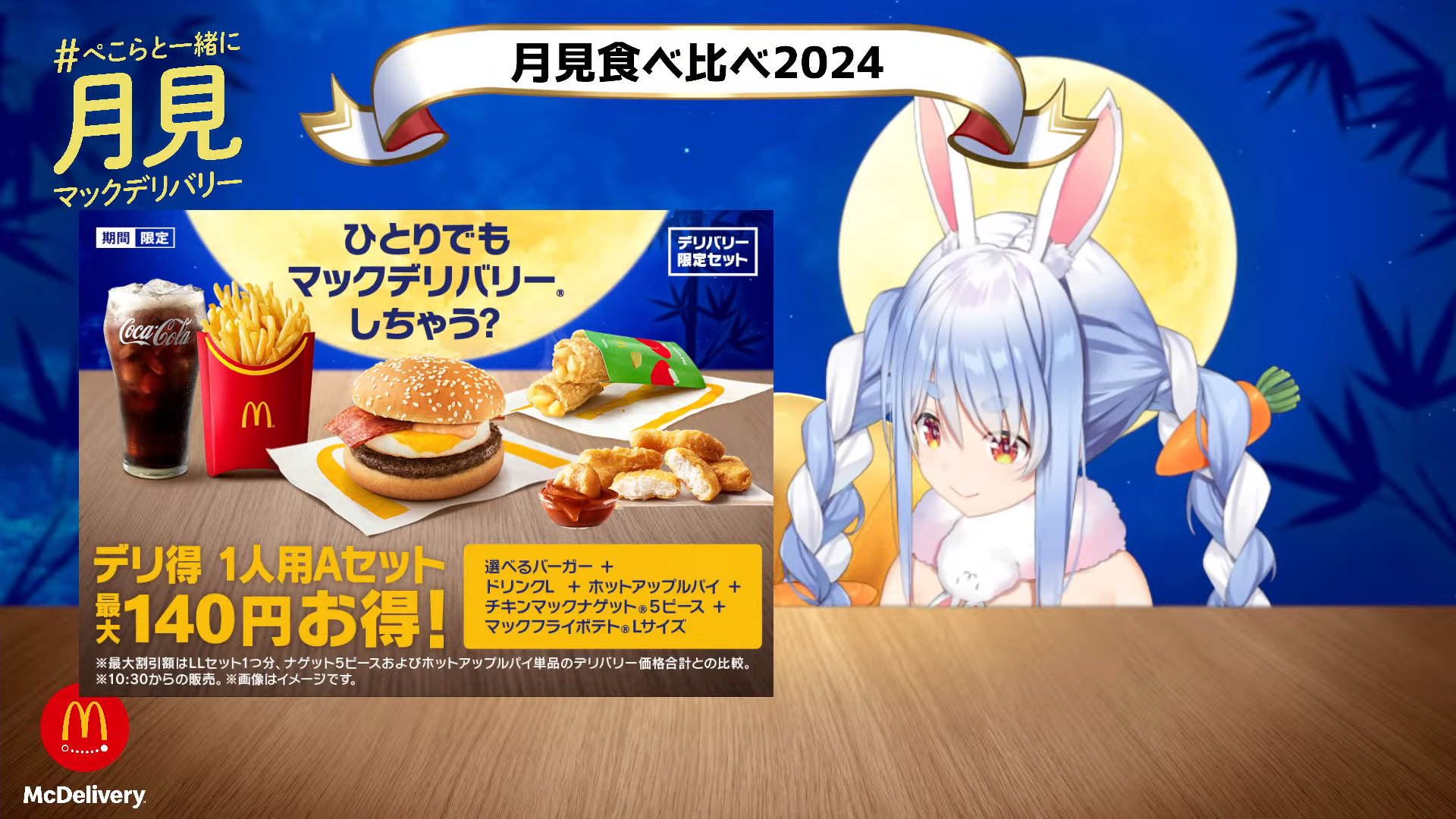 McDonald's Partners With Vtuber Usada Pekora in New hololive Collaboration