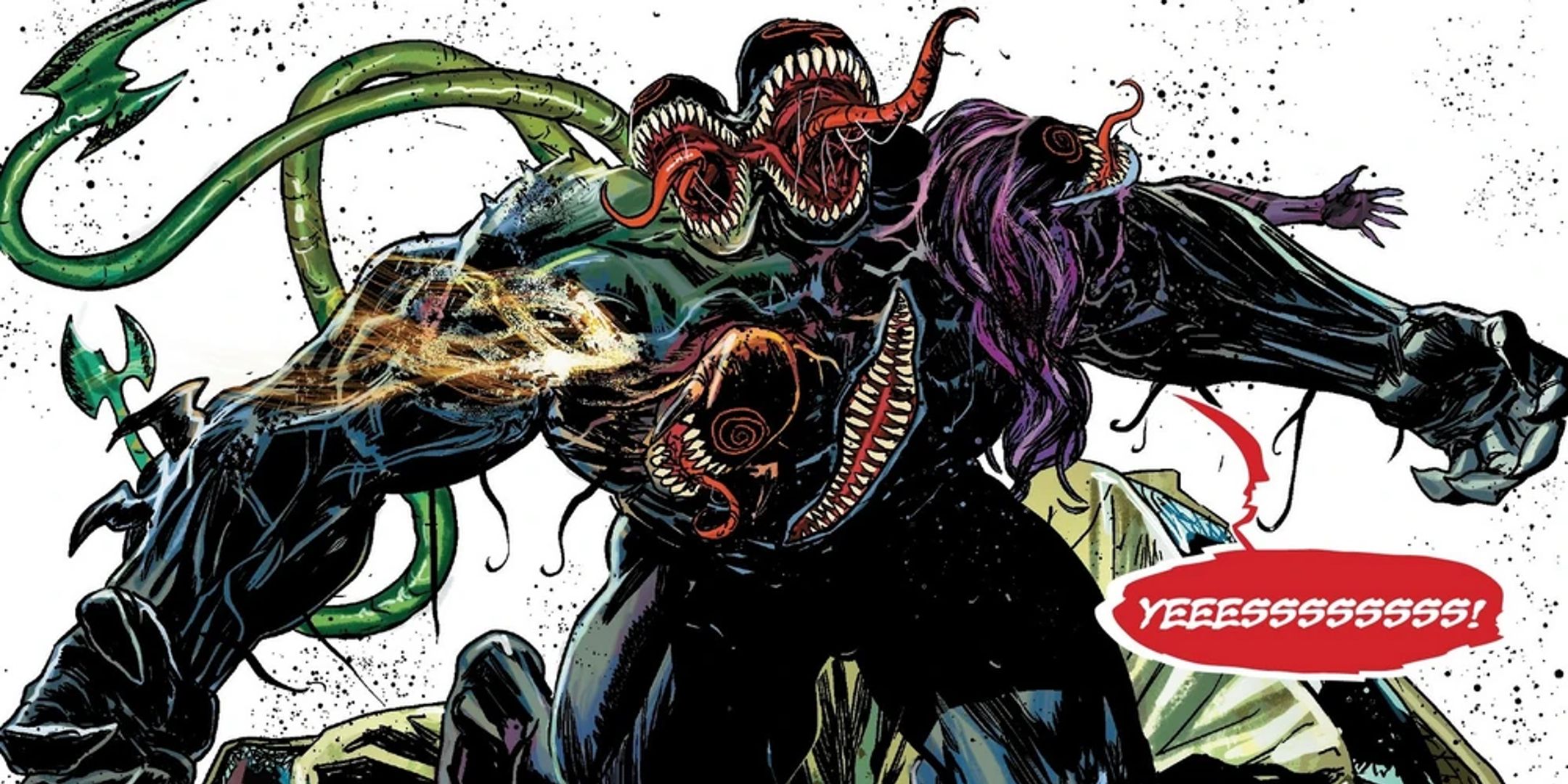 Explicación del nuevo simbionte híbrido de Venom War