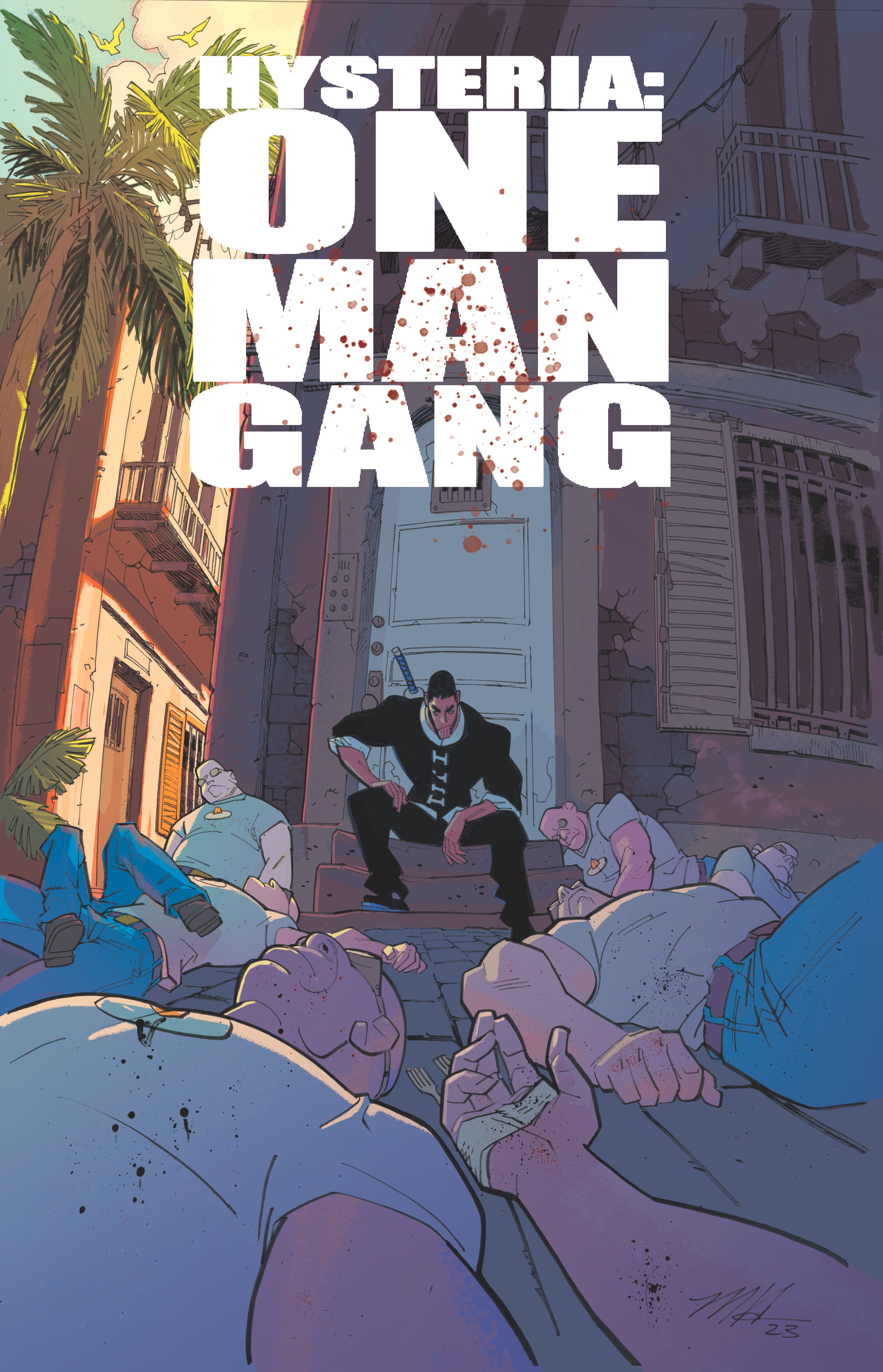 La portada de Hysteria: One Man Gang