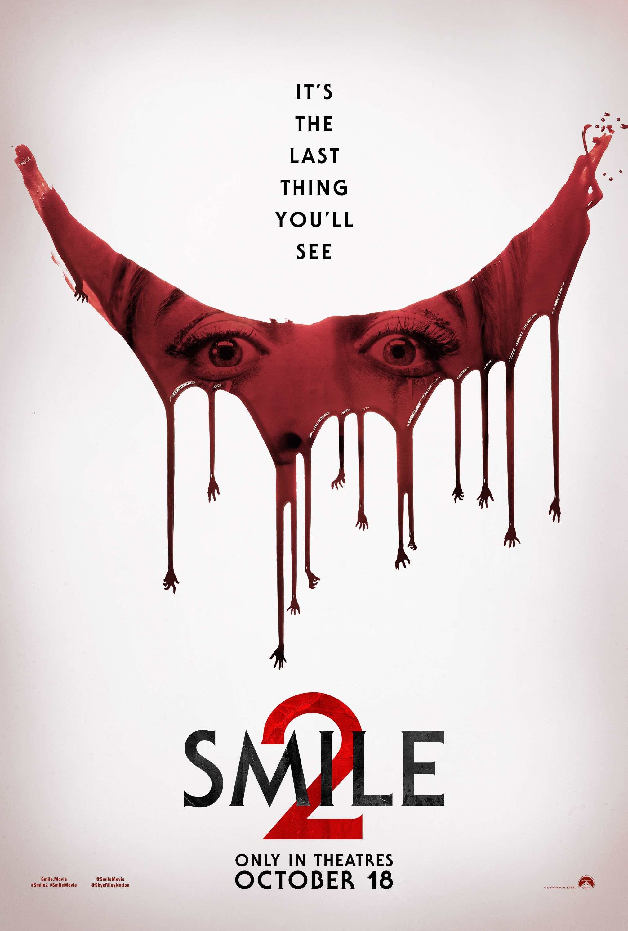 Smile 2 Poster Teases the 'Last Thing You'll Ever See'