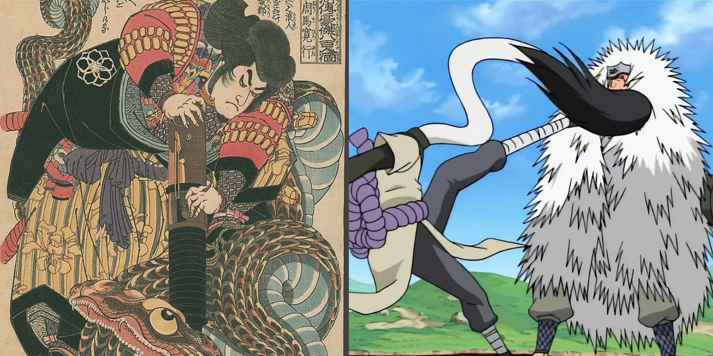 Personajes de Naruto inspirados en el folclore japonés real