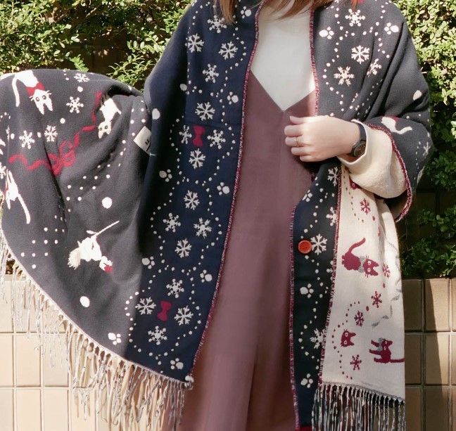 Studio Ghibli Re-Releases Its Winter-Perfect Totoro, Howl & Kiki Shawl Collection