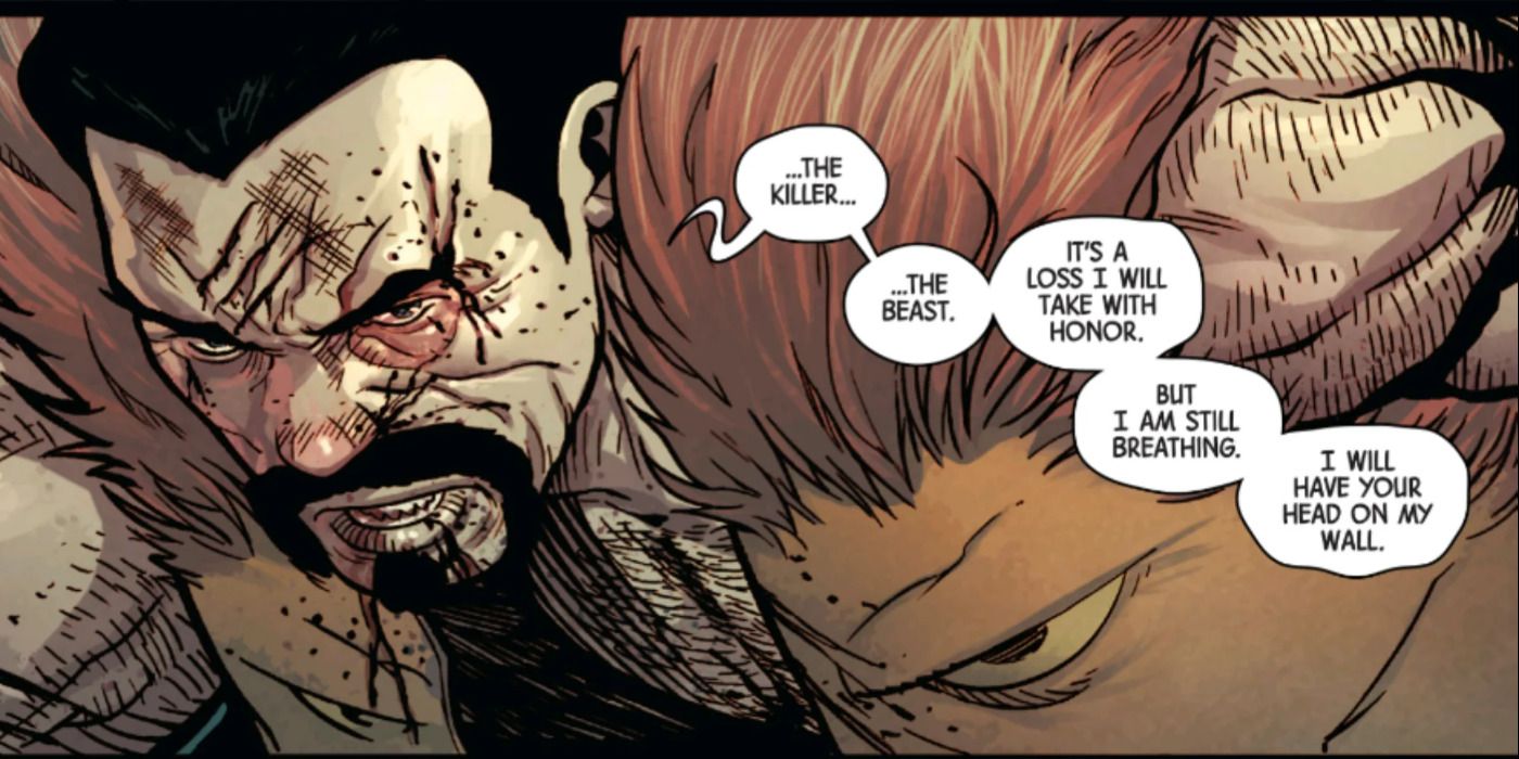 Kraven the Hunters 10 mejores peleas de cómics, clasificadas