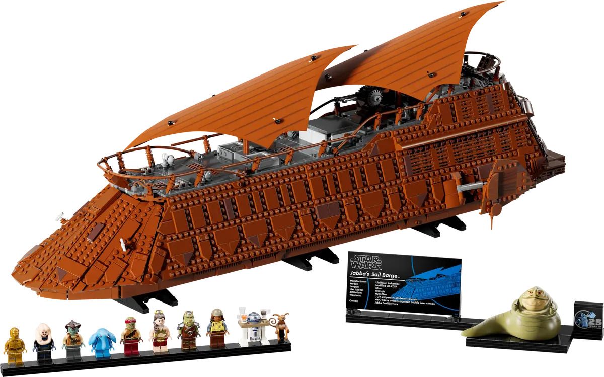 LEGO presenta un nuevo y enorme set de Star Wars basado en la barcaza de Jabba