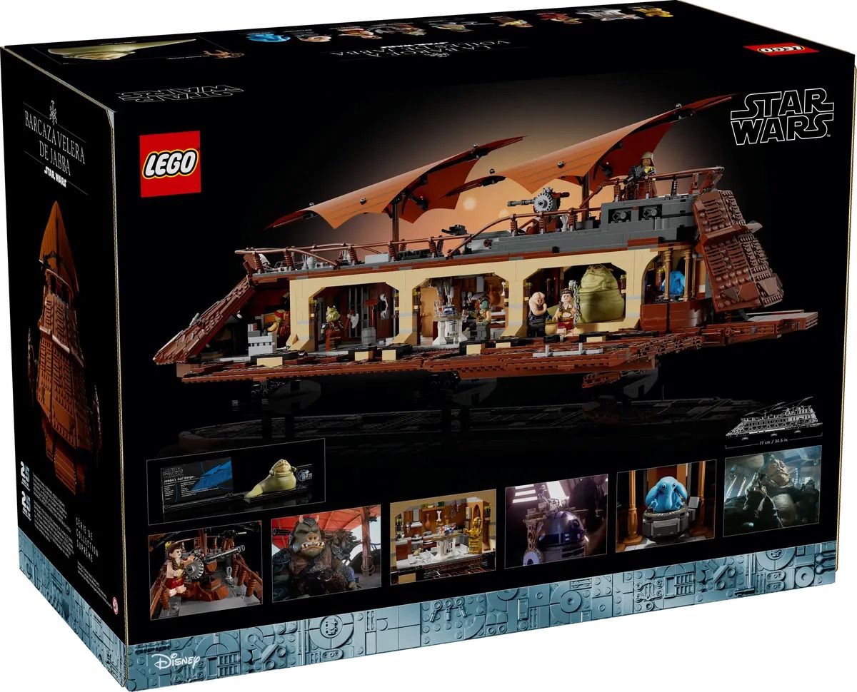 LEGO presenta un nuevo y enorme set de Star Wars basado en la barcaza de Jabba