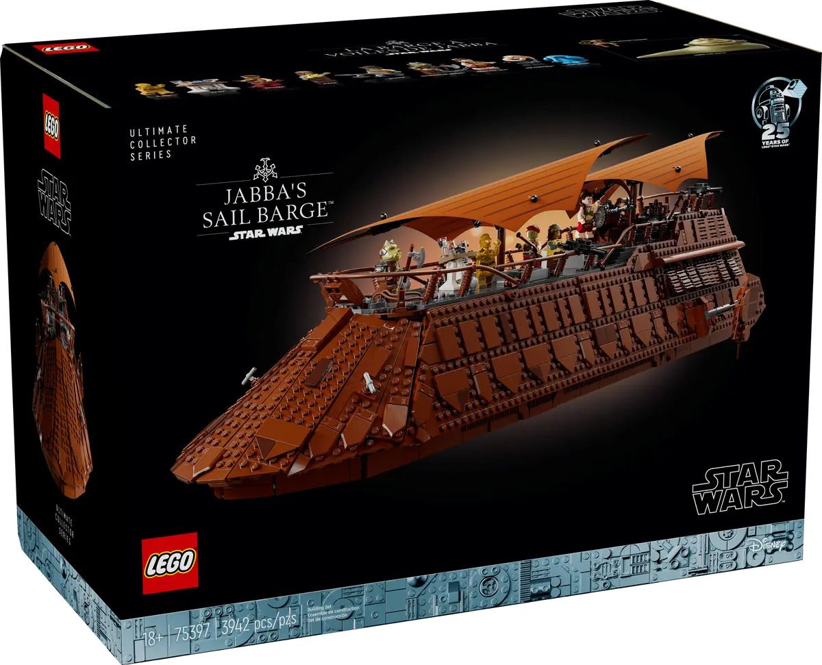 LEGO presenta un nuevo y enorme set de Star Wars basado en la barcaza de Jabba