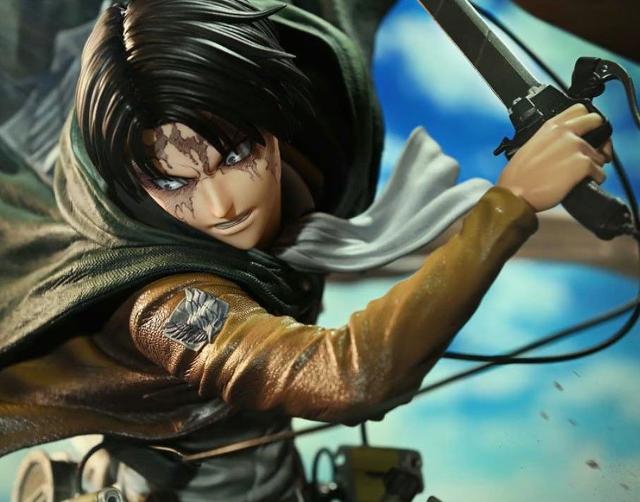 La figura Levi más nueva de Attack on Titan mide más de 28 pulgadas de alto y cuesta más de $ 2000