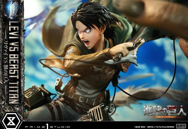 La figura Levi más nueva de Attack on Titan mide más de 28 pulgadas de alto y cuesta más de $ 2000