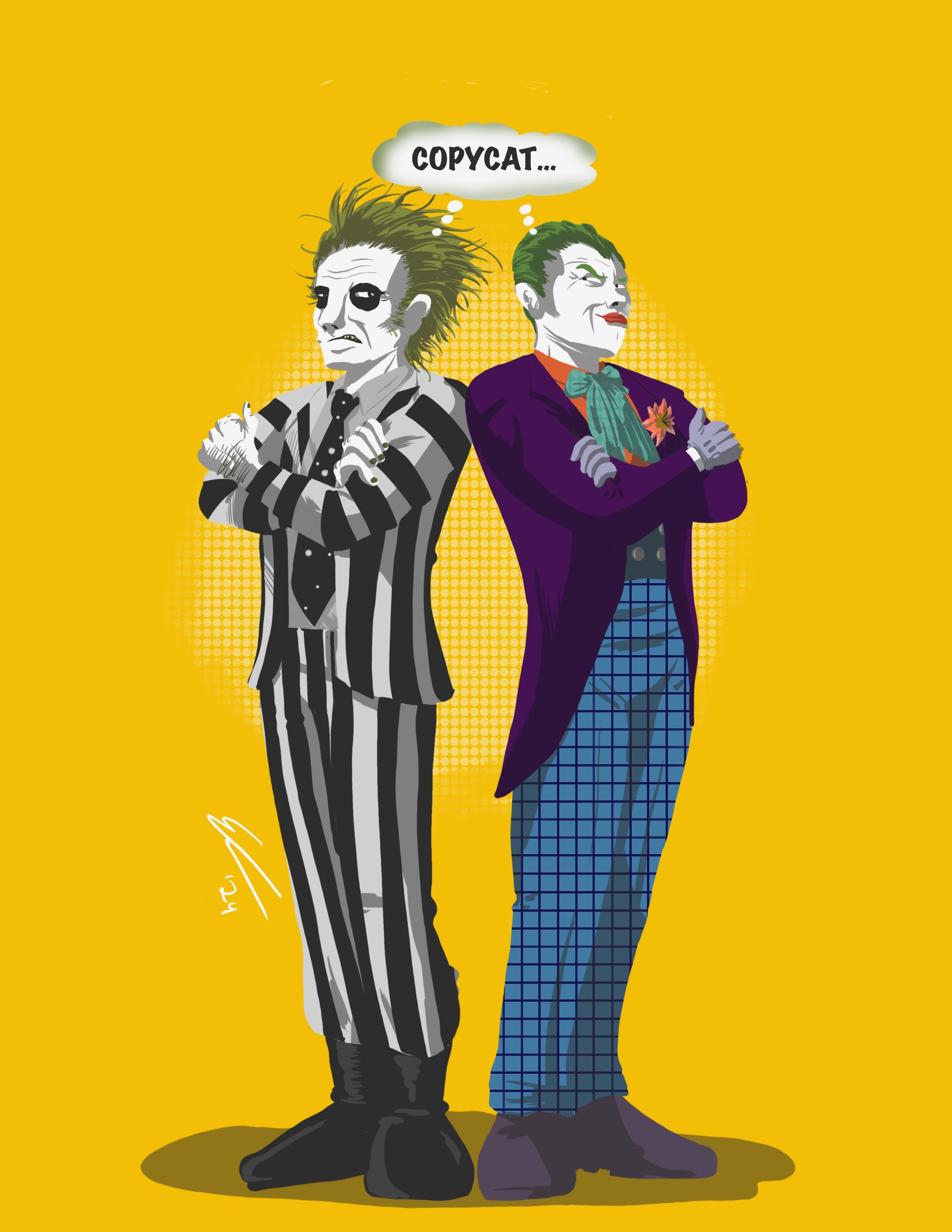 Line it is Drawn: Beetlejuice Teams Up With Comic Book Characters