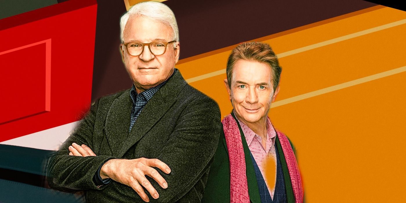 Martin Short und Steve Martin stehen in Only Murders in the Building Seite an Seite