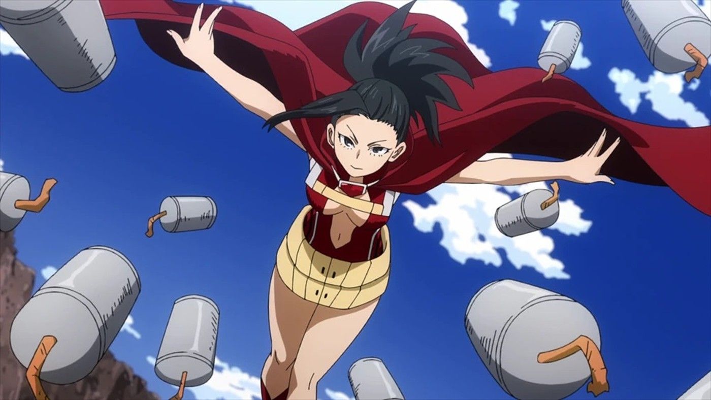 Guía de personajes de Momo Yaoyorozu de MHA