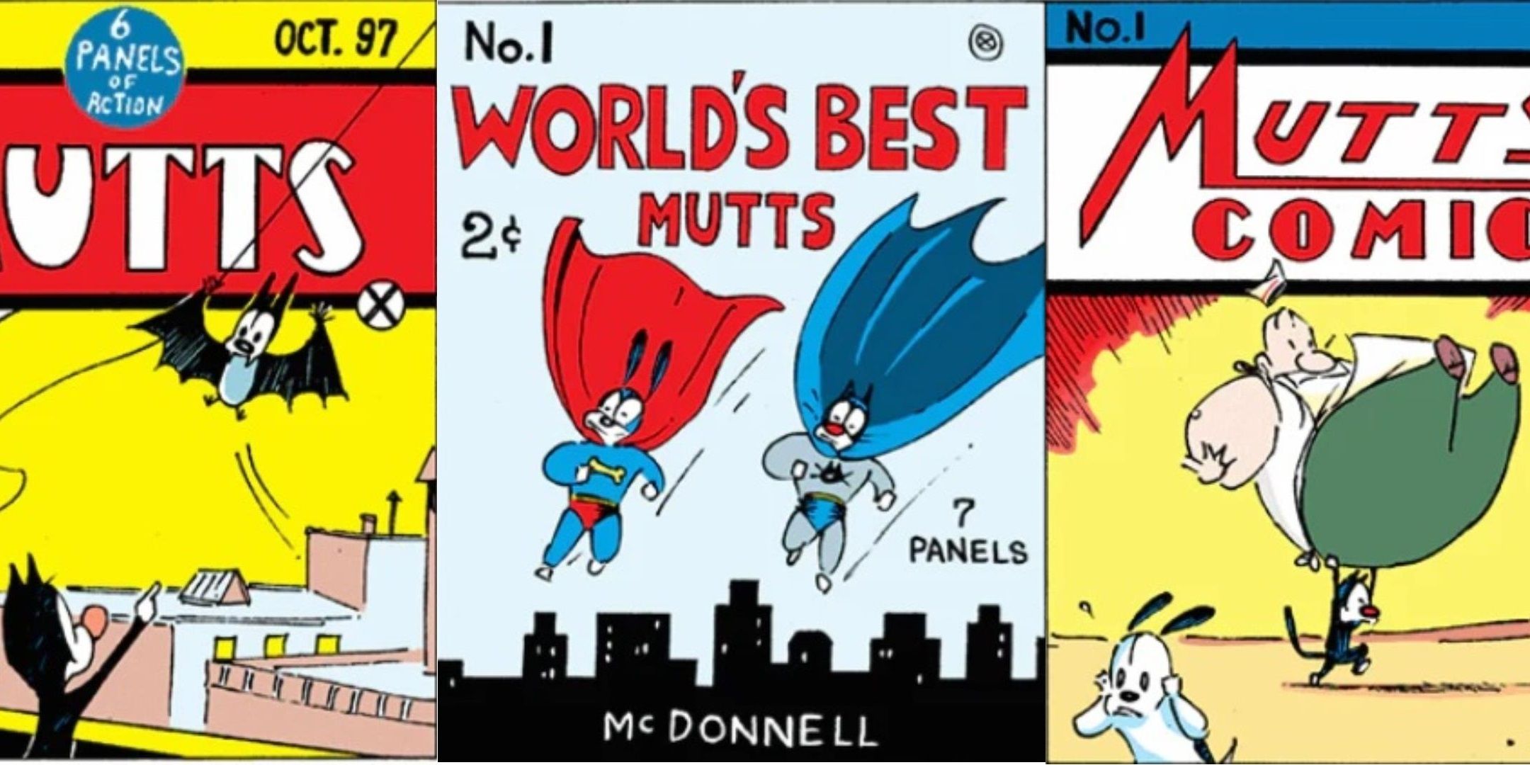 Mutts' Classic Comic Book Cover Homages