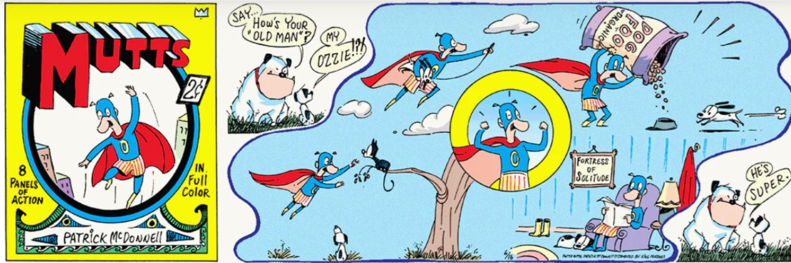 Mutts' Classic Comic Book Cover Homages