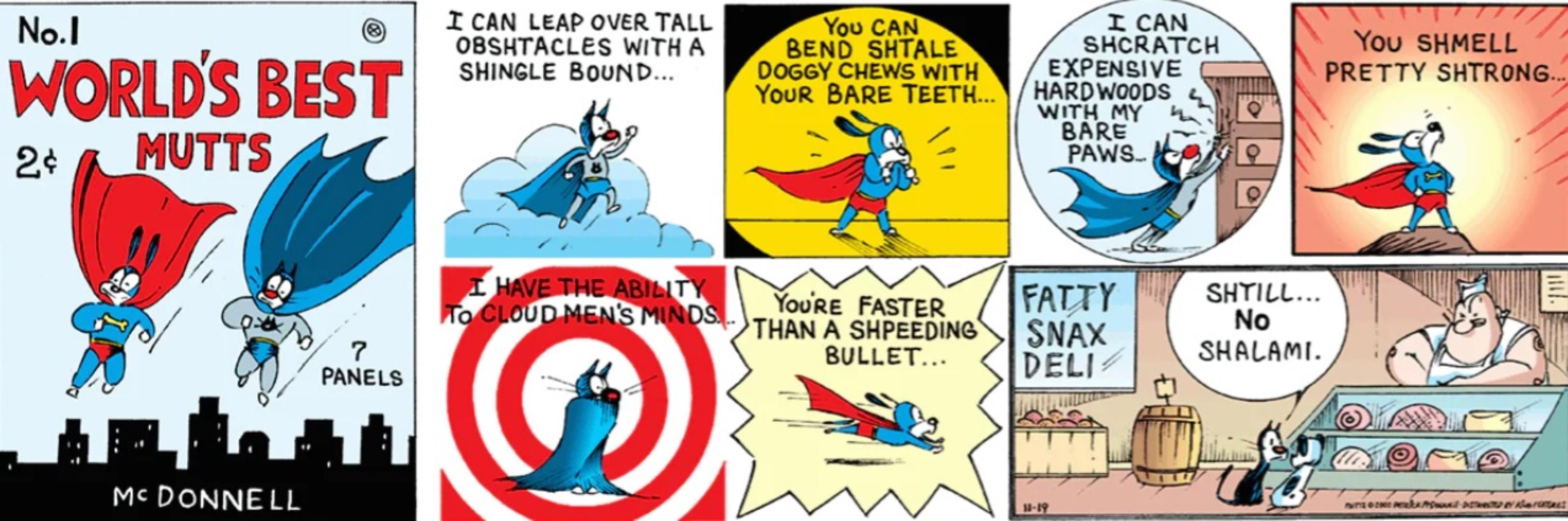 Mutts' Classic Comic Book Cover Homages