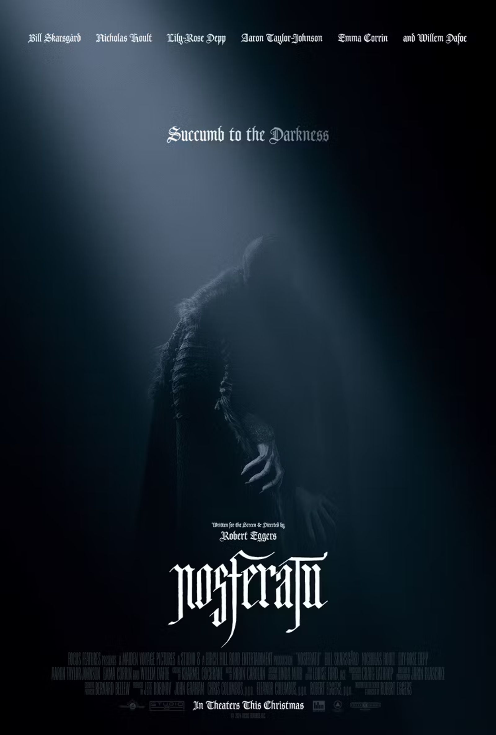 Nosferatu Reboot Poster Reveals Sneak Peek at Bill Skarsgard's Count Orlok