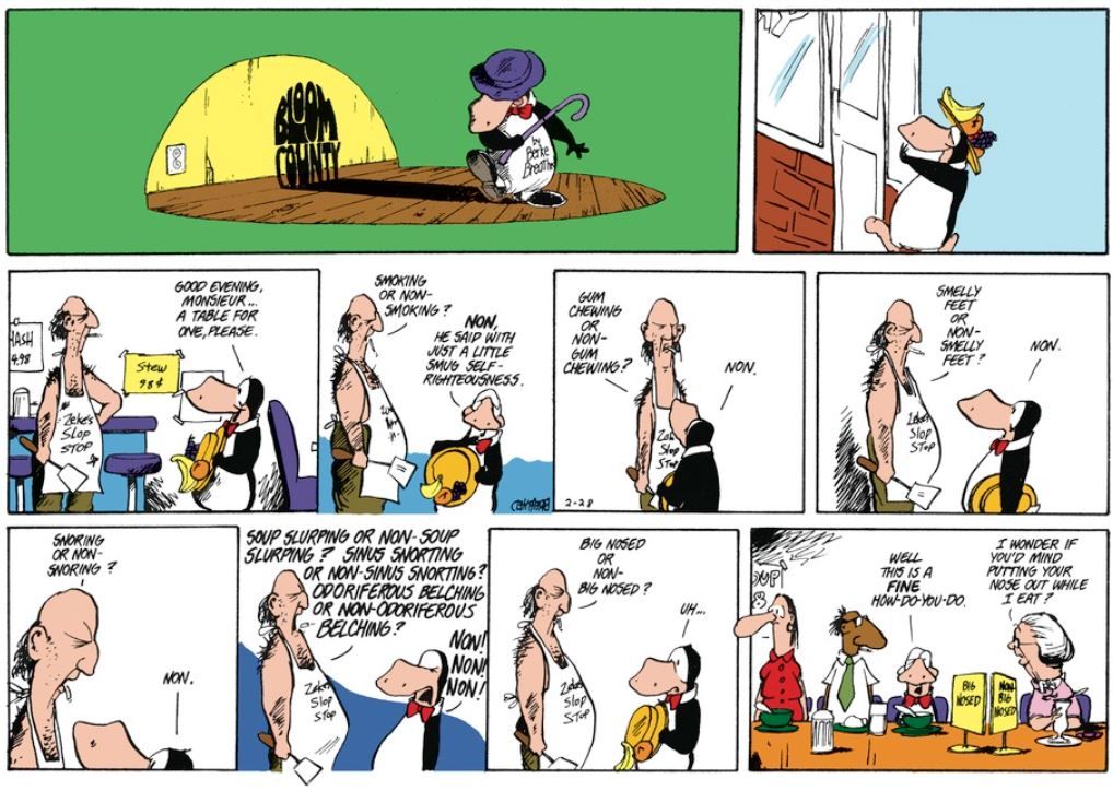 10 Funniest Bloom County Comics, Ranked