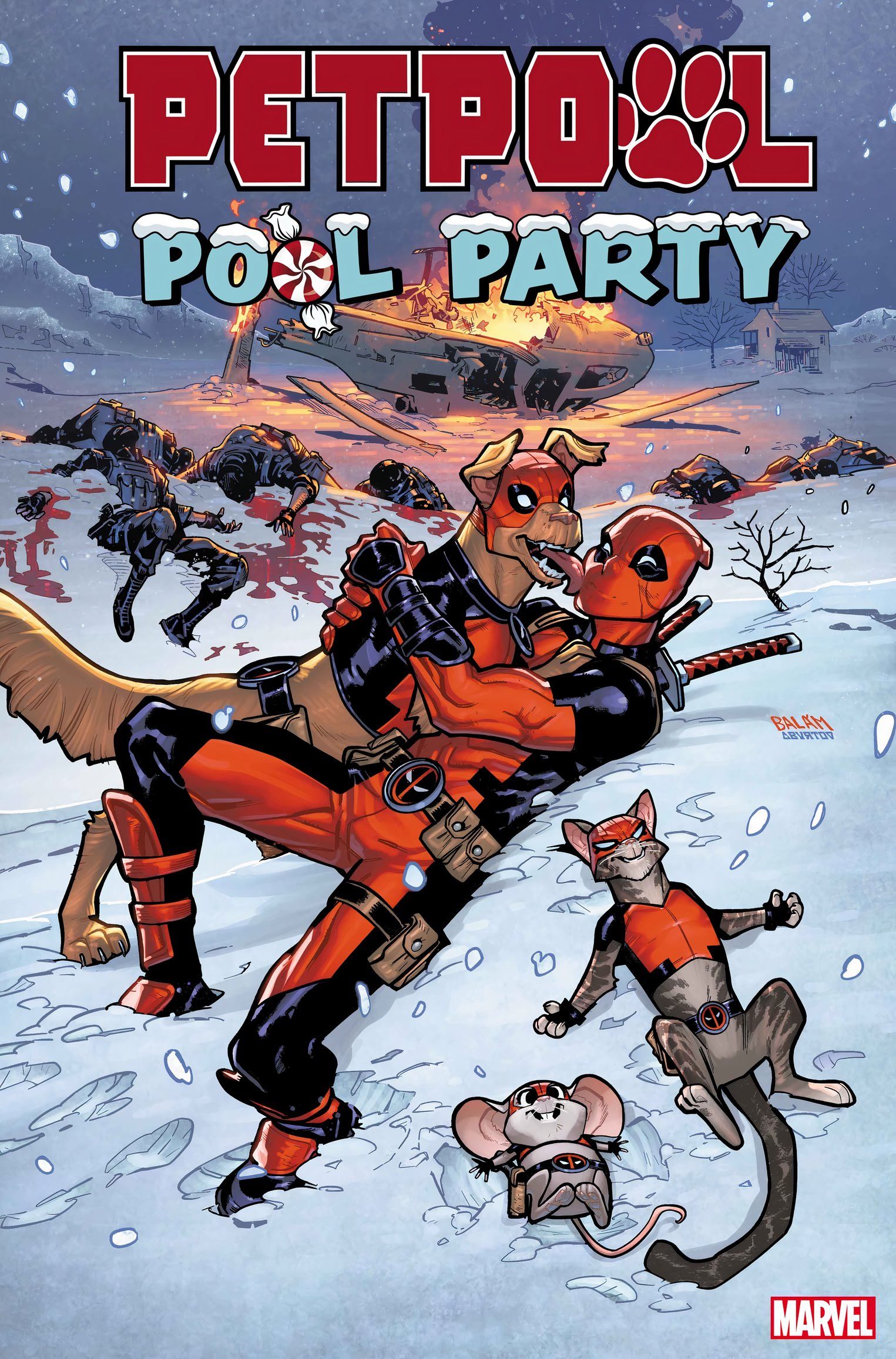 Deadpool y Loki celebran a los animales de Marvel en estas fiestas