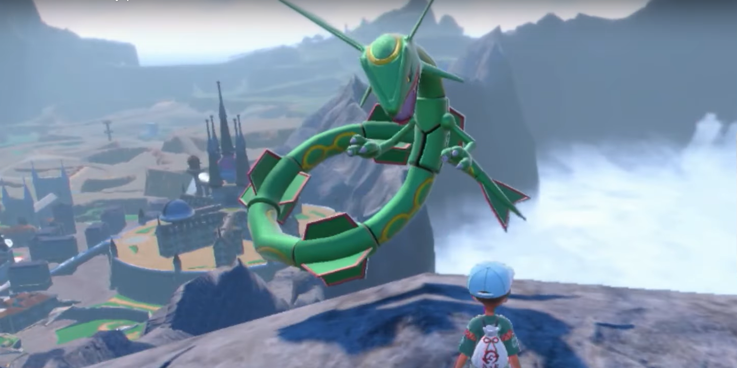 Cómo atrapar a Rayquaza en Pokémon Escarlata y Violeta