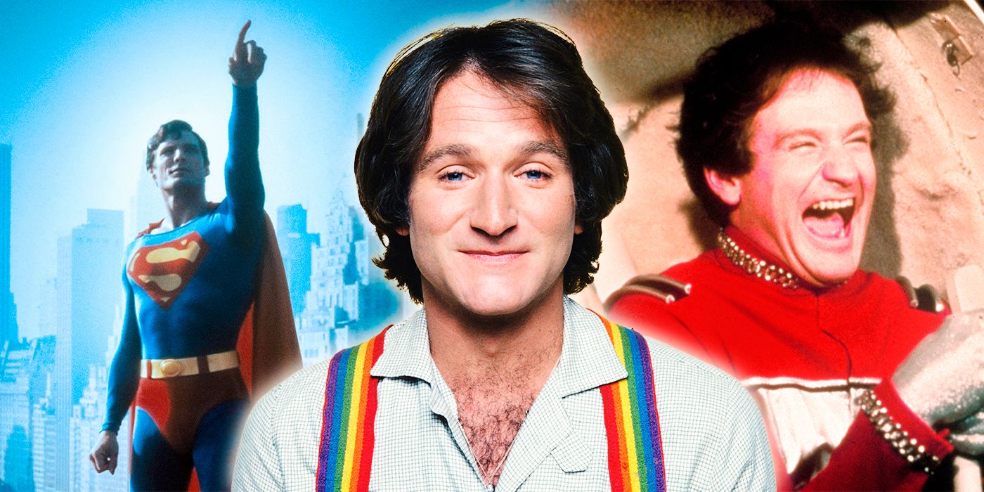 Robin Williams's Monk and Superman's Christopher Reeve