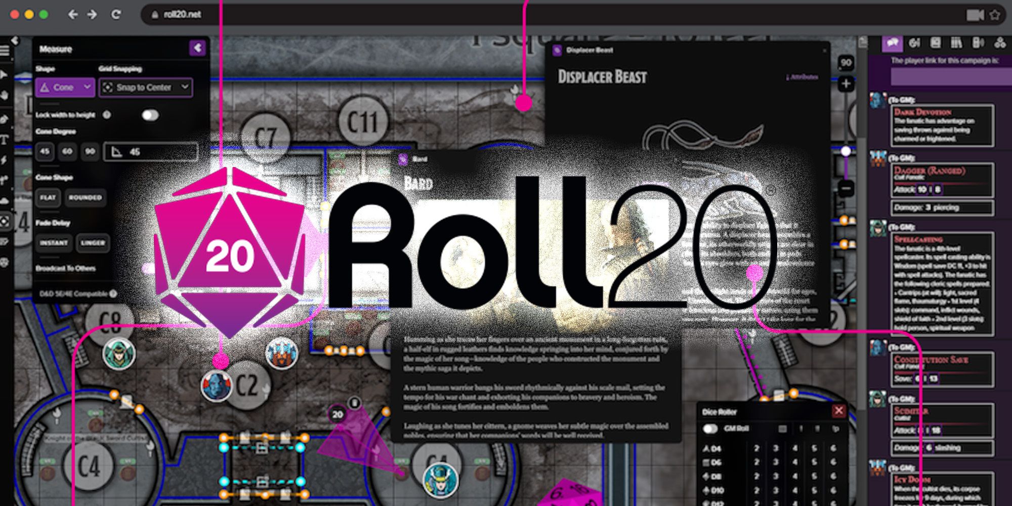 Roll20 hace que todo sea más fácil para los jugadores de TTRPG