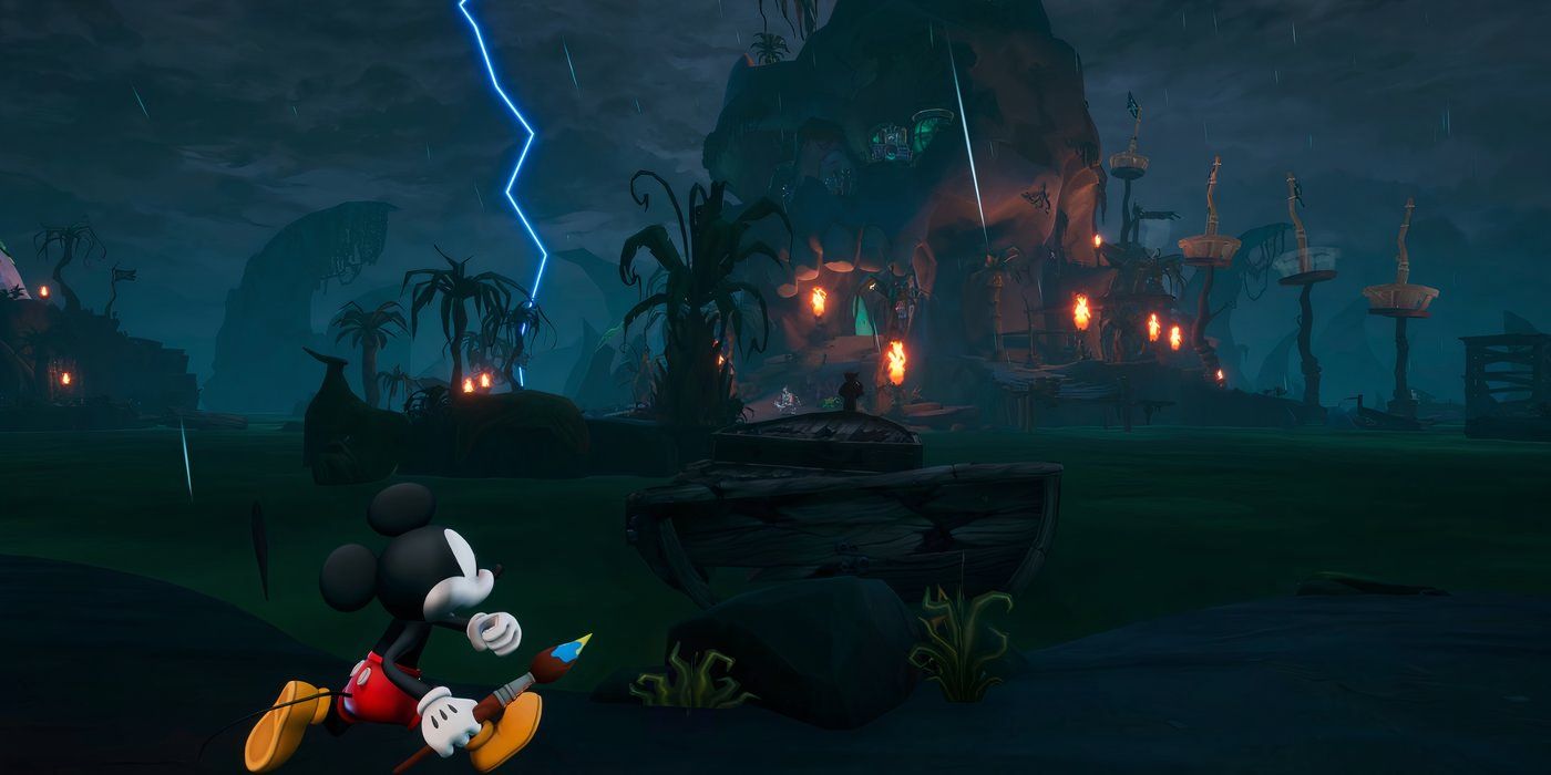 Disney Epic Mickey: Rebrushed es un remake casi perfecto frenado por pequeños defectos