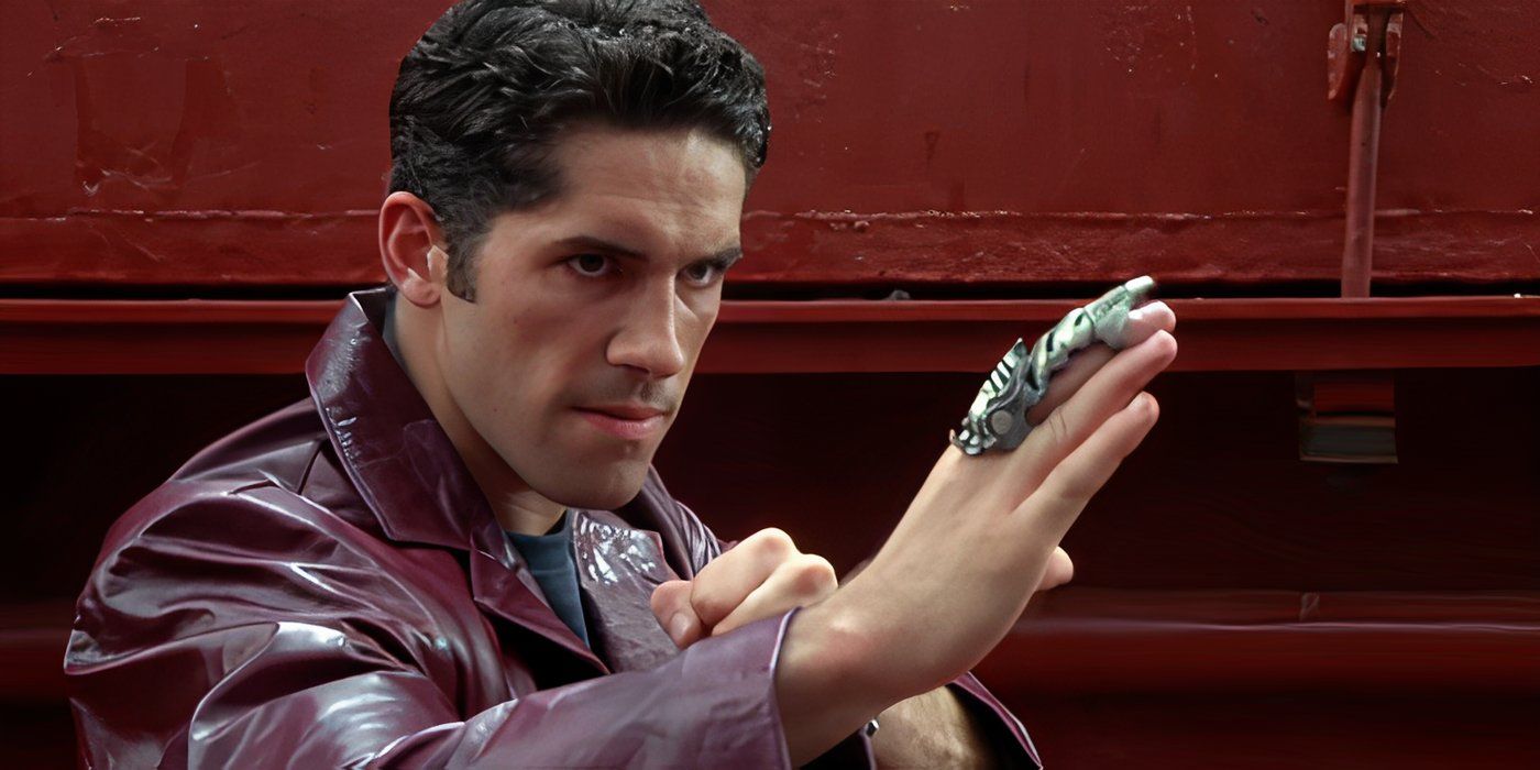 Scott Adkins está interpretando um capanga prestes a lutar contra Eddie (Jackie Chan) em The Medallion.