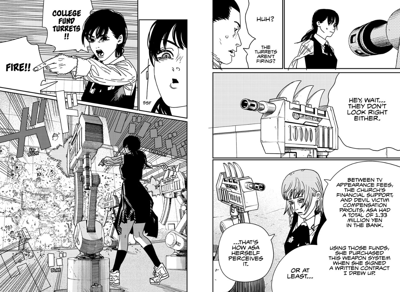 Every Time Asa Mitaka Falls in Chainsaw Man & Why It Matters