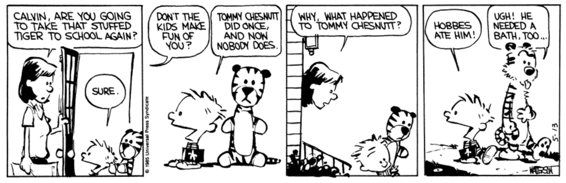 10 Weirdest Things About Early Calvin and Hobbes