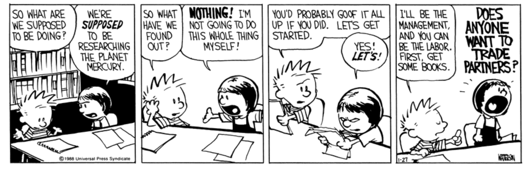 10 Best Calvin and Hobbes Comics About School, Ranked