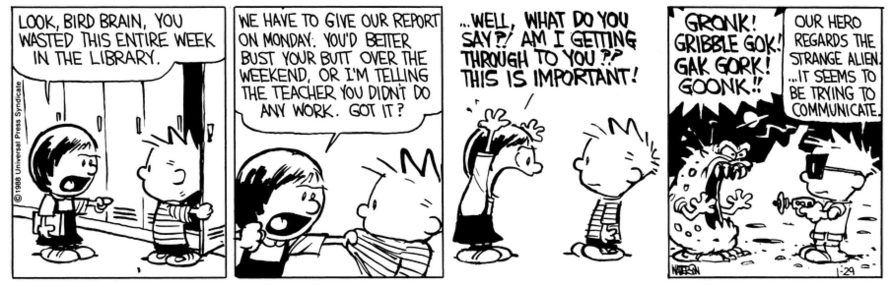 10 Best Calvin and Hobbes Comics About School, Ranked