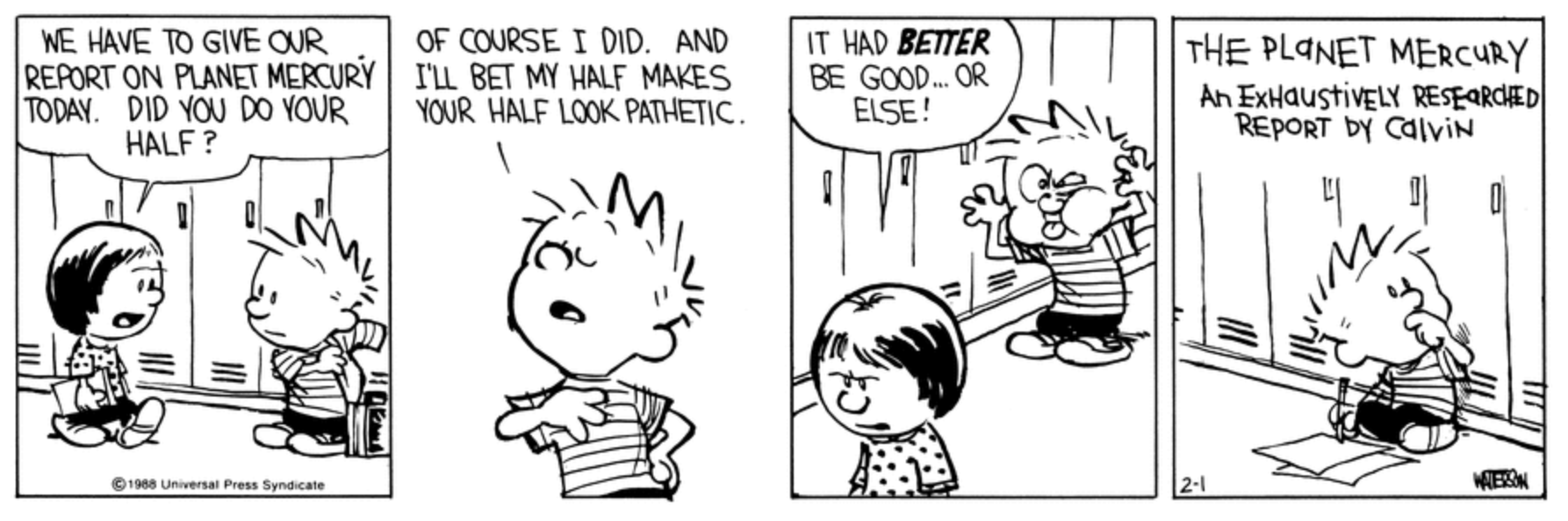 10 Best Calvin and Hobbes Comics About School, Ranked