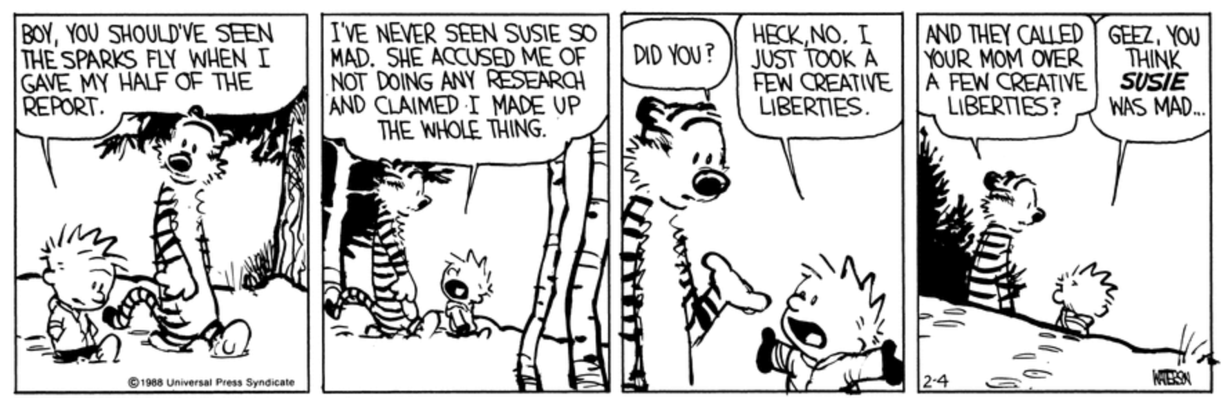 10 Best Calvin and Hobbes Comics About School, Ranked