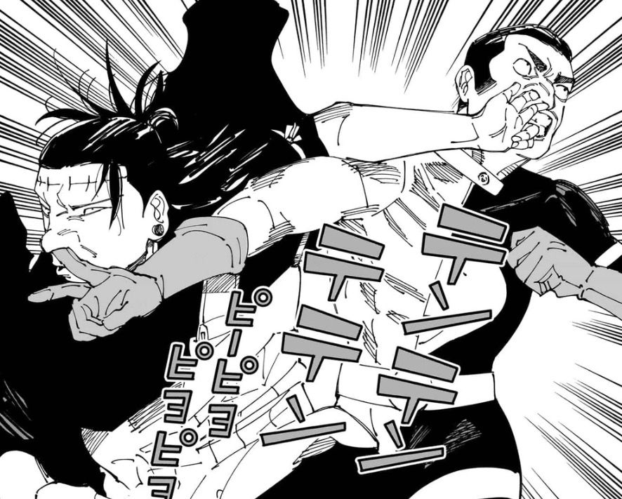 Kenjaku and Takaba's hilarious fight in JJK manga