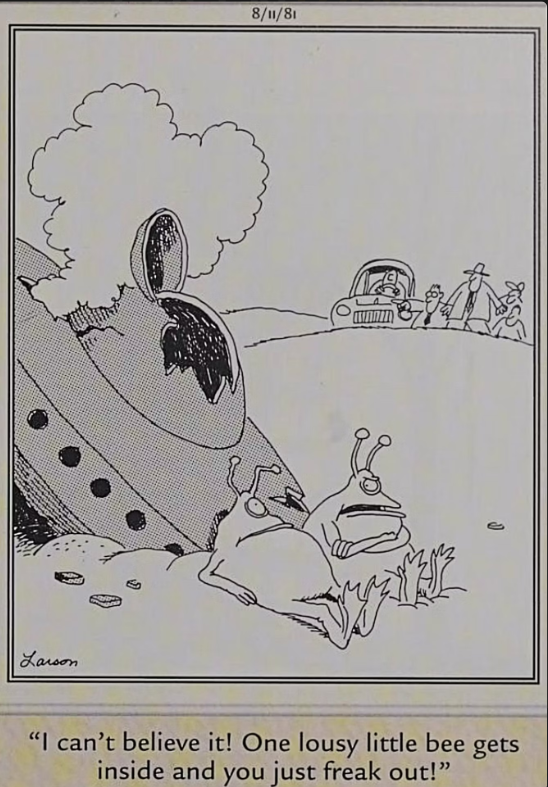 Tiras cómicas de The Far Side con extraterrestres, clasificadas