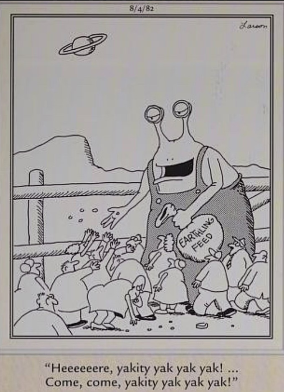 The Far Side Comic Strips Featuring Aliens, Ranked