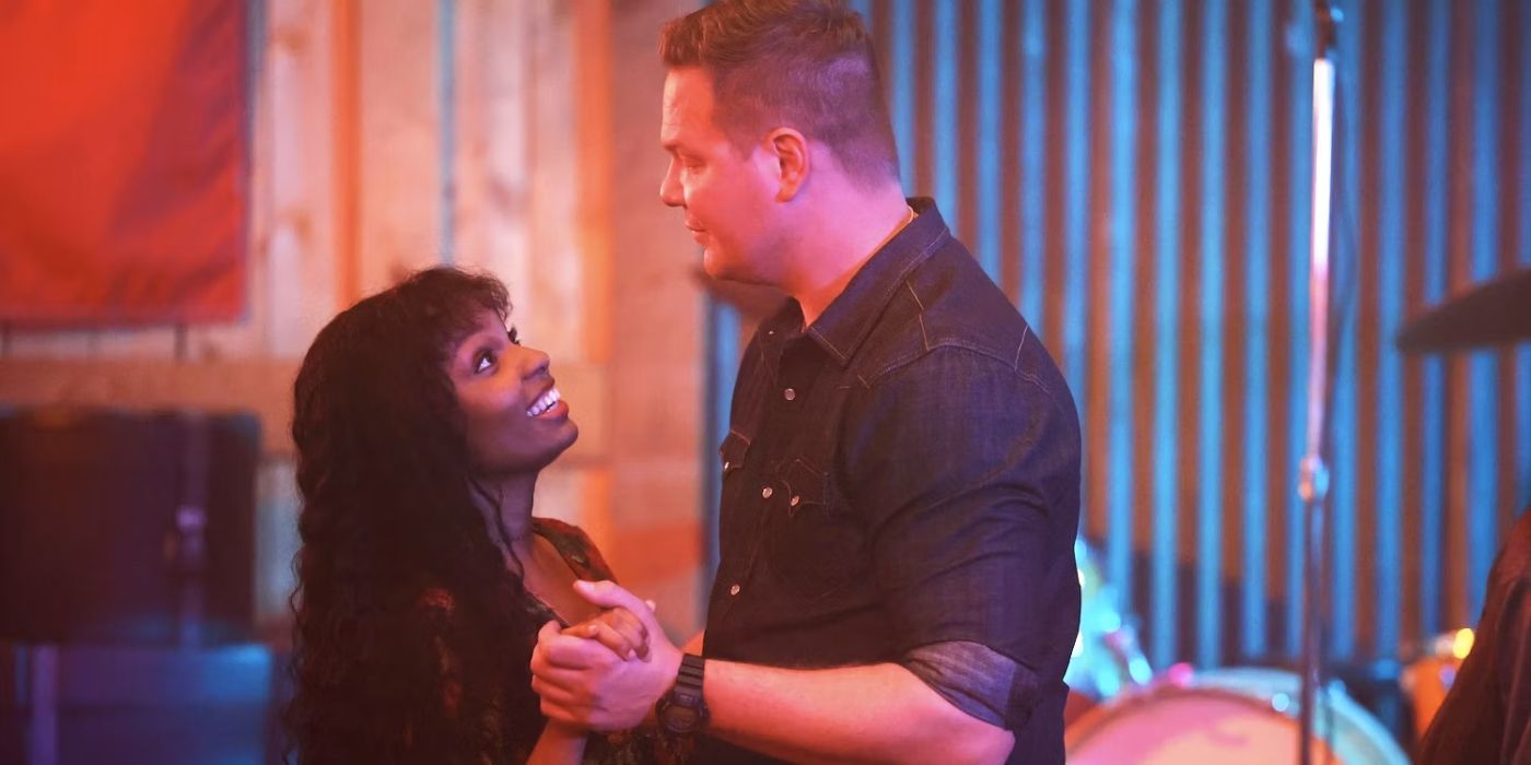 Sierra McClain as Grace Ryder dances with Jim Parrack as Judd Ryder on 9-1-1_ Lone Star